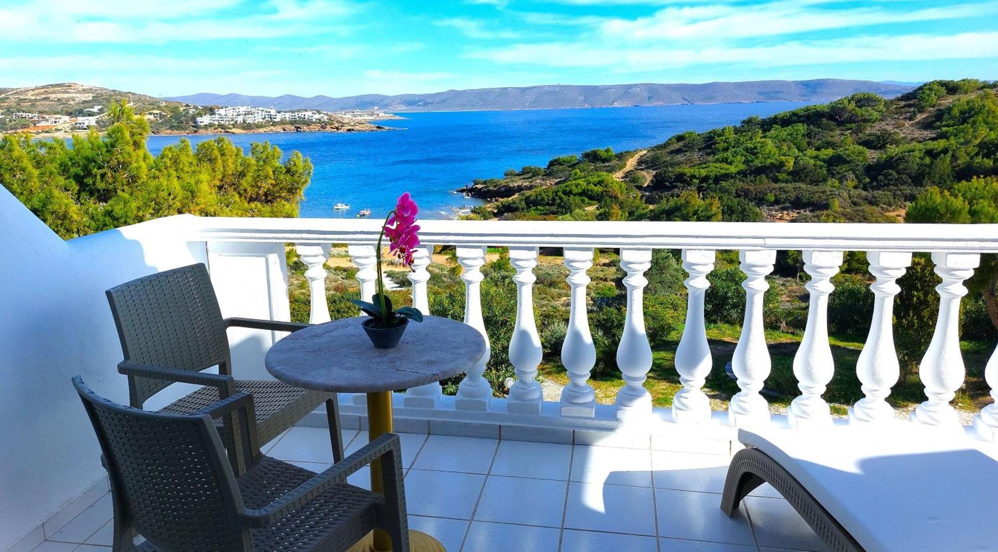 Dea Del Mare Complex In Front Of The Sea. Kap Sounion
