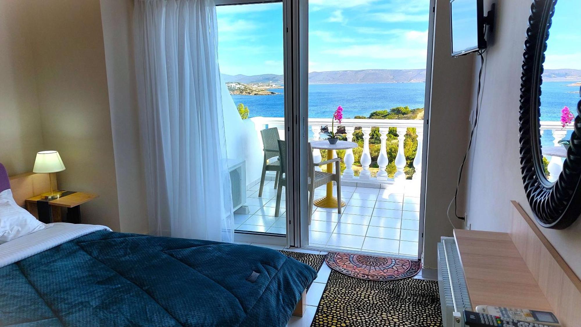 Villa Dea Del Mare Complex In Front Of The Sea. Kap Sounion